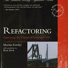 <PDF> 📖 Refactoring: Improving the Design of Existing Code (2nd Edition) (Addison-Wesley Signature