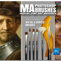 Gumroad MA Brushes Realistic PHOTOSHOP Oil Acrylic Brushes