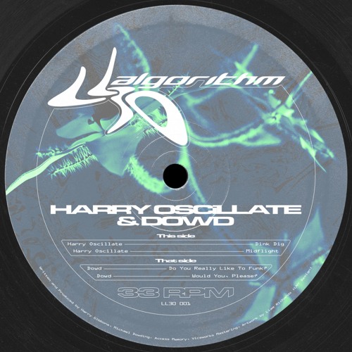 Harry Oscillate & Dowd - 'Two Of A Kind' EP (LL30-001)