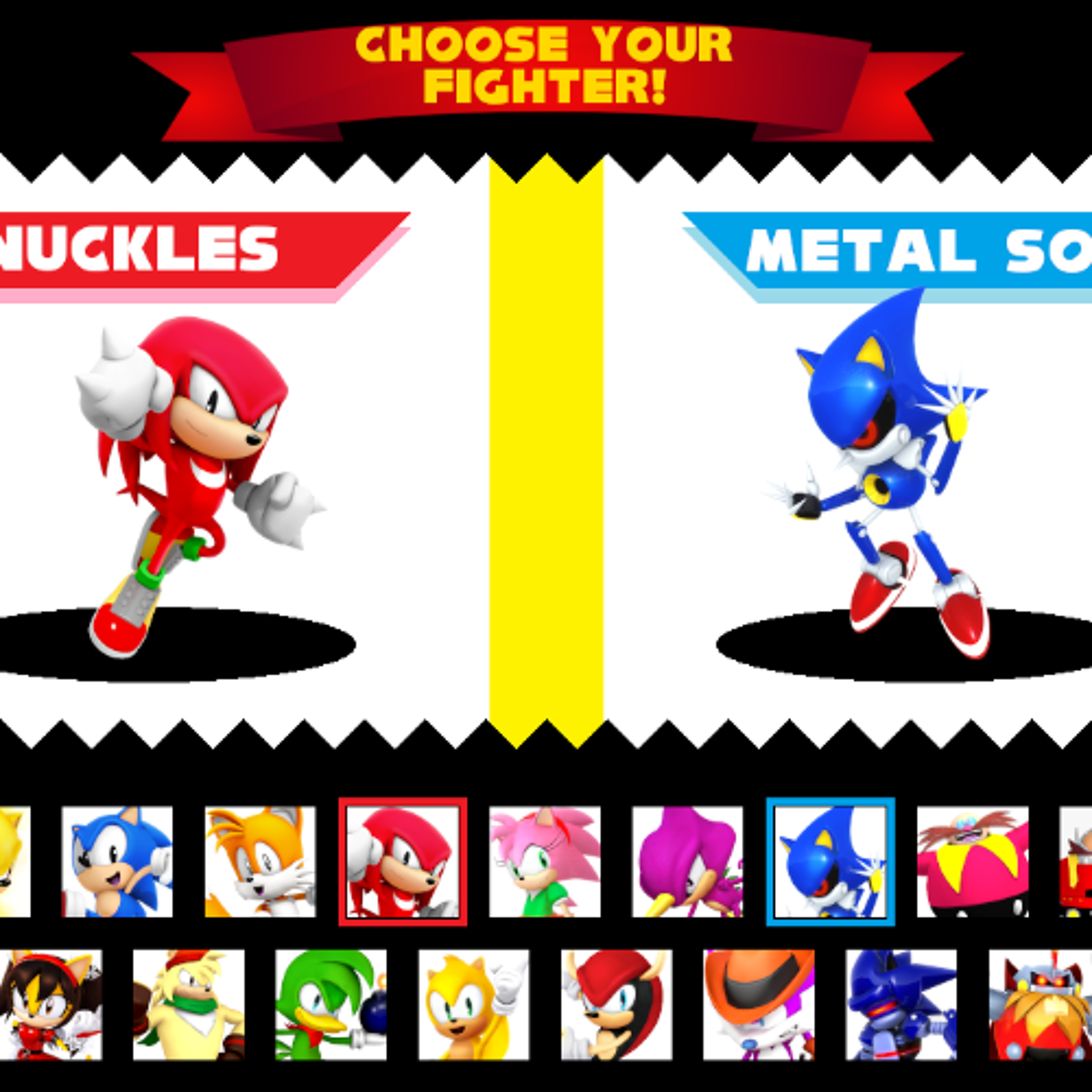 Sonic The Fighters 2 -  "Fighters’ Lineup Rush" (Character Select) episode artwork