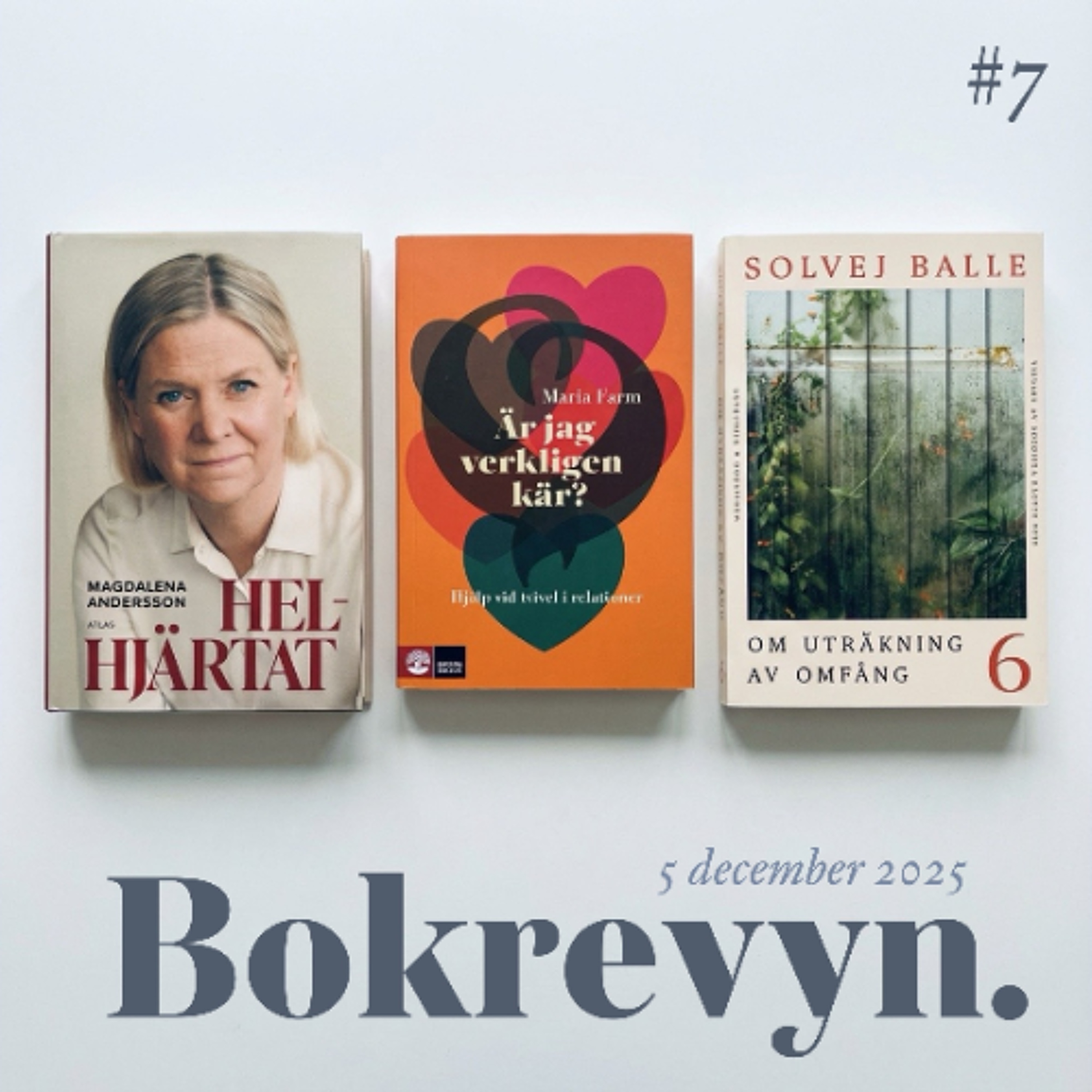 #7 | Kärlekstvivel, politikerbiografier och tidsloopar episode artwork
