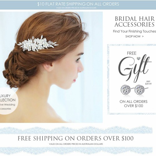 Stream Bridal Hair Accessories 