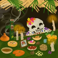 Pueblo maya. Dia de muertos