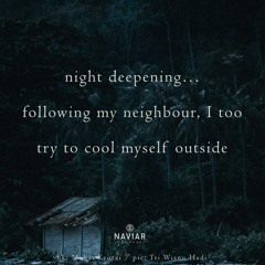 Night Deepening (naviarhaiku547)