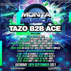 Tazo B2B Ace Live with DJ Browny @ Monta Musica (Sample)