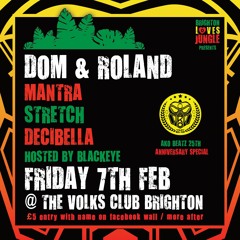 Stretch + Blackeye MC live at Brighton Loves Jungle & AKO Beatz 07.02.20