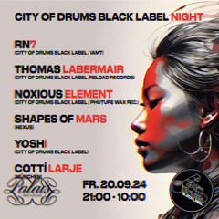 City of Drums Black Label Night | PALAIS | 20.09.2024 | Shapes of Mars