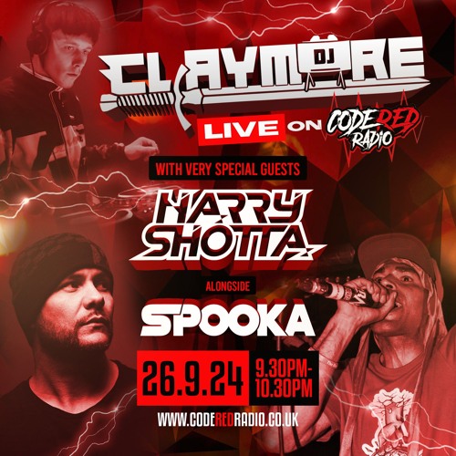 HARRY SHOTTA AND SPOOKA AT CODE RED RADIO WITH DJ CLAYMORE 🤯💥
