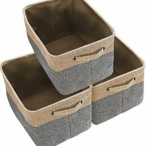 Collapsible Storage Cube Bins