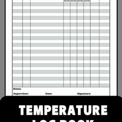 EPUB READ Temperature Log Book: Body Temperature Health Checkup Tracker And Reco