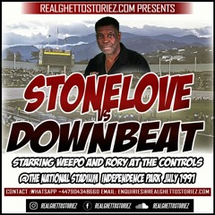 STONELOVE VS DOWNBEAT IN KINGSTON NATIONAL STADIUM.JULY 91