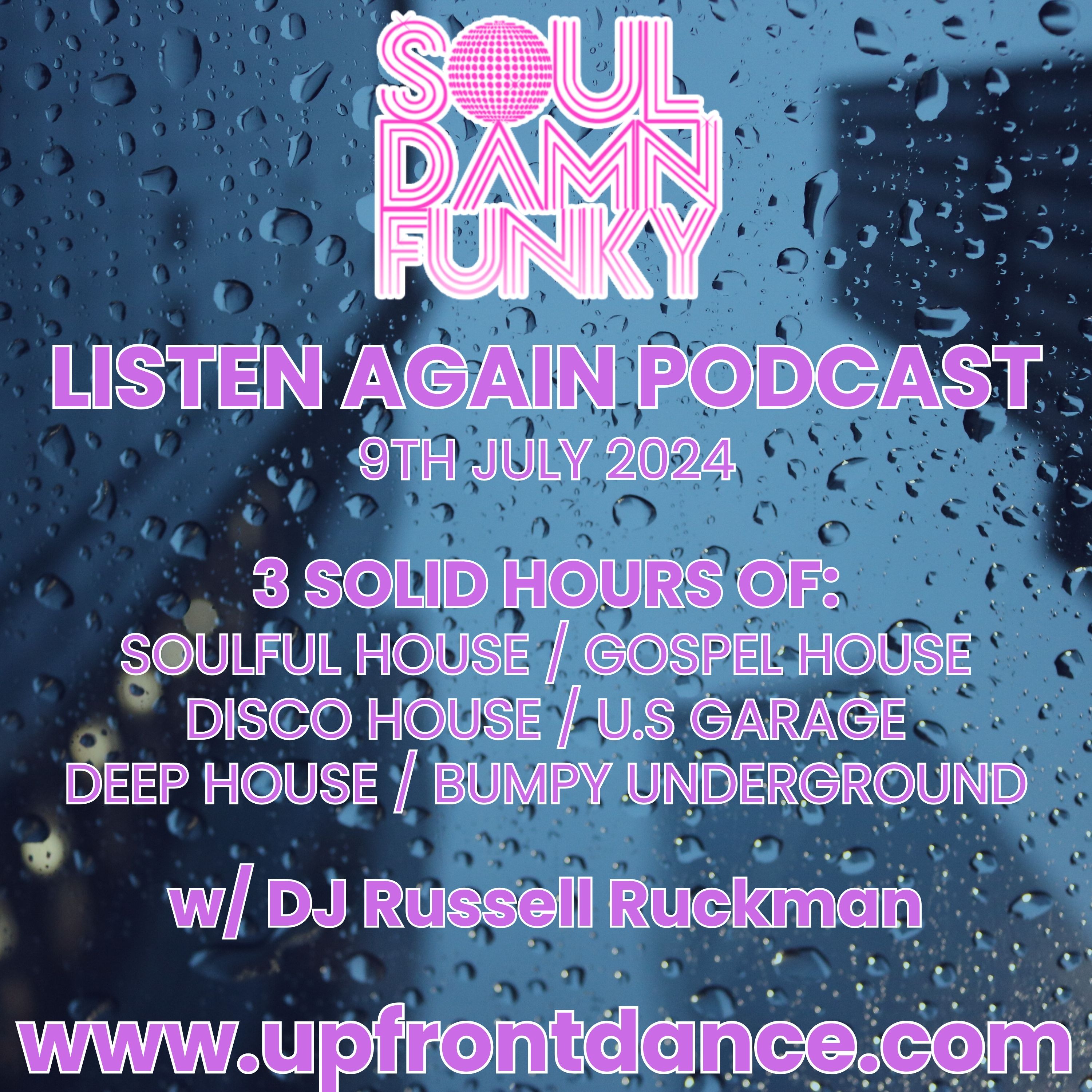 Soul Damn Funky 3 Solid Hours Of Disco, Soulful, Deep, Gospel, Underground House Music 9th July 2024 episode artwork