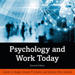 [VIEW] EPUB 📑 Psychology and Work Today: International Student Edition by  Carrie A.