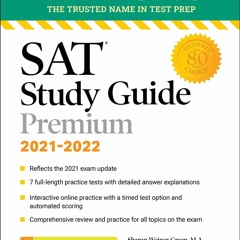 E-book download Barron's SAT Study Guide Premium, 2021-2022 (Reflects the 2021