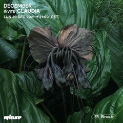 RINSE FRANCE - December Radioshow #60 w. Claudia
