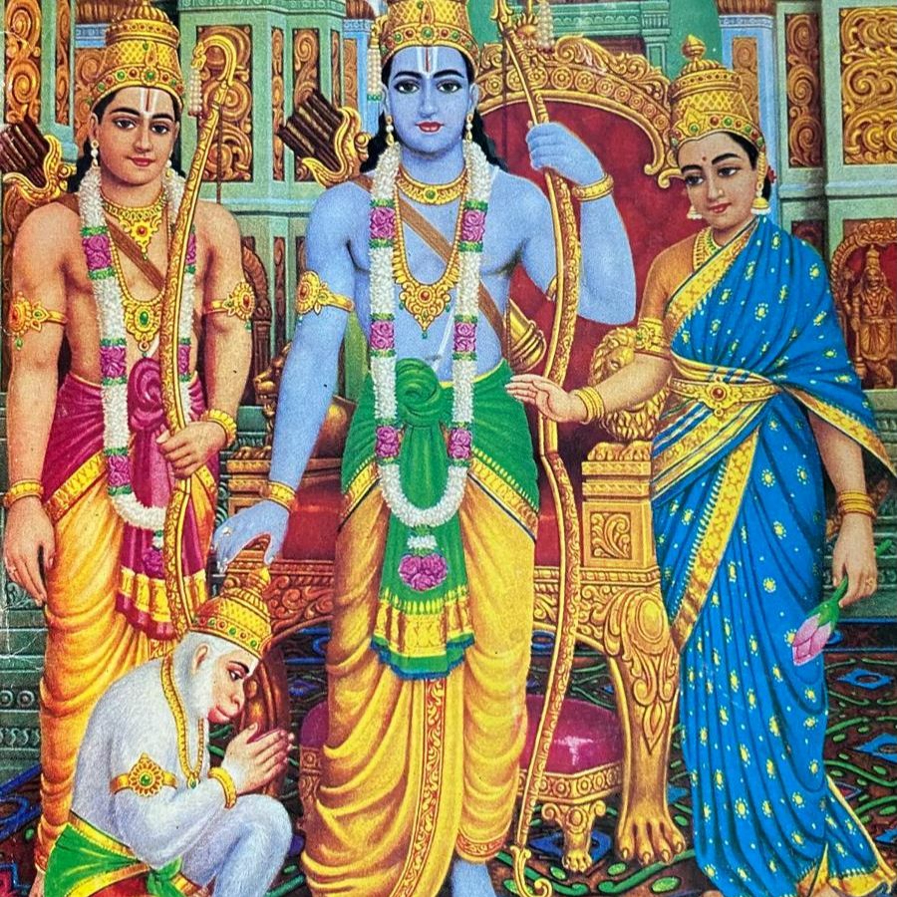 09 O Rishi Vishvamitra visita o rei Dasharatha Parte 03