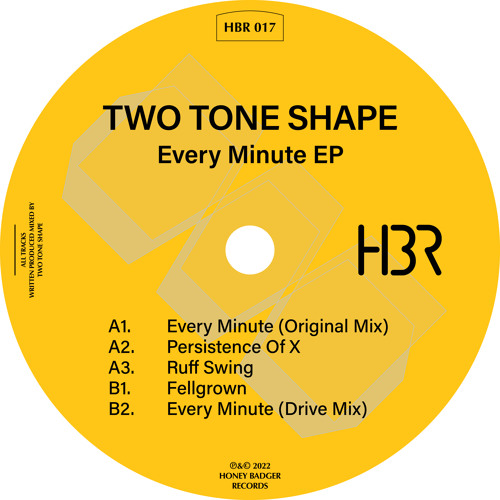 PREMIERE: Two Tone Shape - Persistence Of X