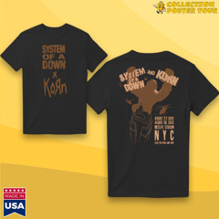 System Of A Down & Korn August 27-28 2025 Metlife Stadium NYC T-Shirt