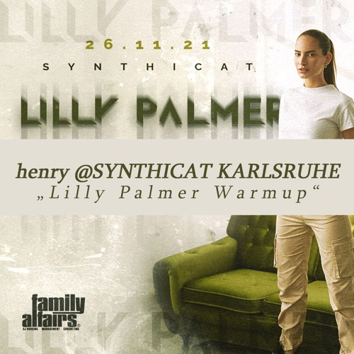 @SynthiCat Karlsruhe: Lilly Palmer Warmup am 26.11.2021 (tracklist in desc)