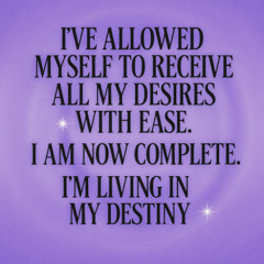 i've allowed myself to receive