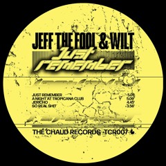 PREMIERE: Jeff The Fool & Wilt - Jericho [Thé Chaud Records]