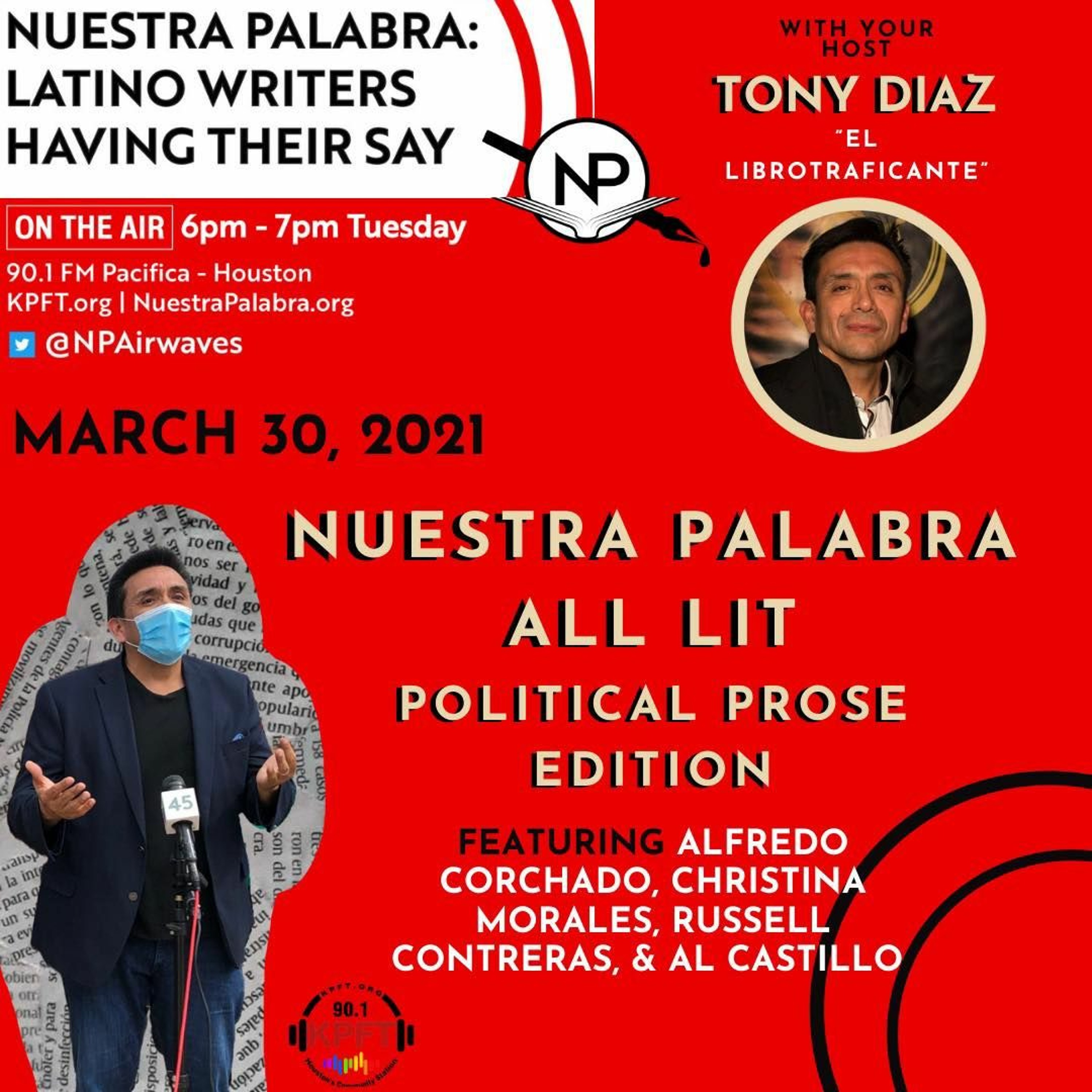 Nuestra Palabra: Latino Writers Have Their Say w/ Tony Diaz