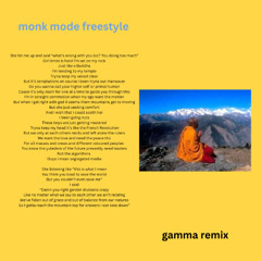 monk mode freestyle (gamma remix)