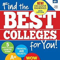 Read pdf Best Colleges 2018: Find the Best Colleges for You! by  U. S. News and World Report,Anne Mc