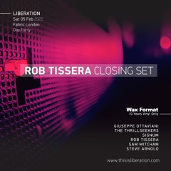Rob Tissera Live Trance Classics Vinyl Set From Liberation At Fabric