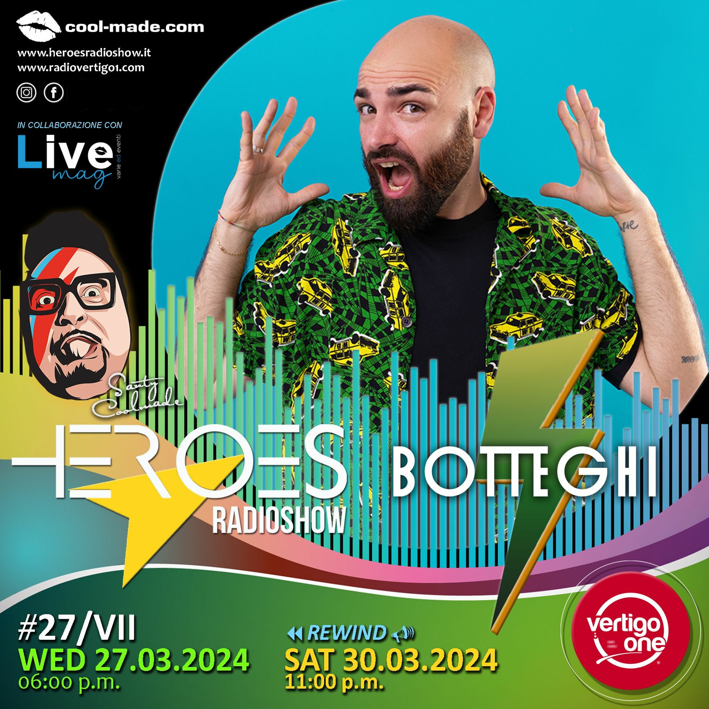 27/2023-24> HEROES RadioShow - Special Guest BOTTEGHI episode artwork