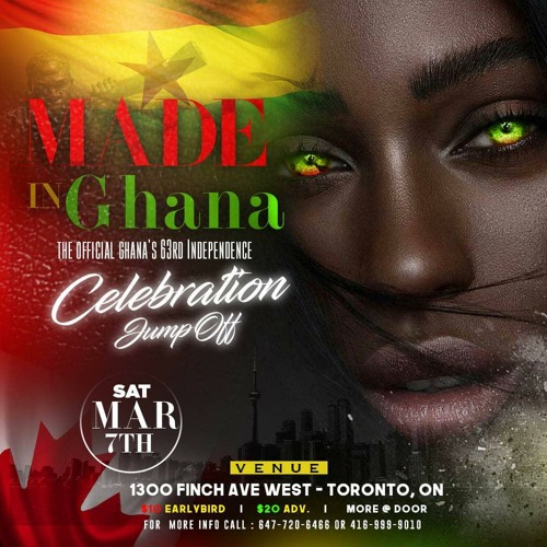 Stream GHANA 63 INDEPENDENCE PARTY MIX MADE IN GHANA TORONTO by Listen online for