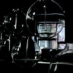 Crystal beads whirling in the dance