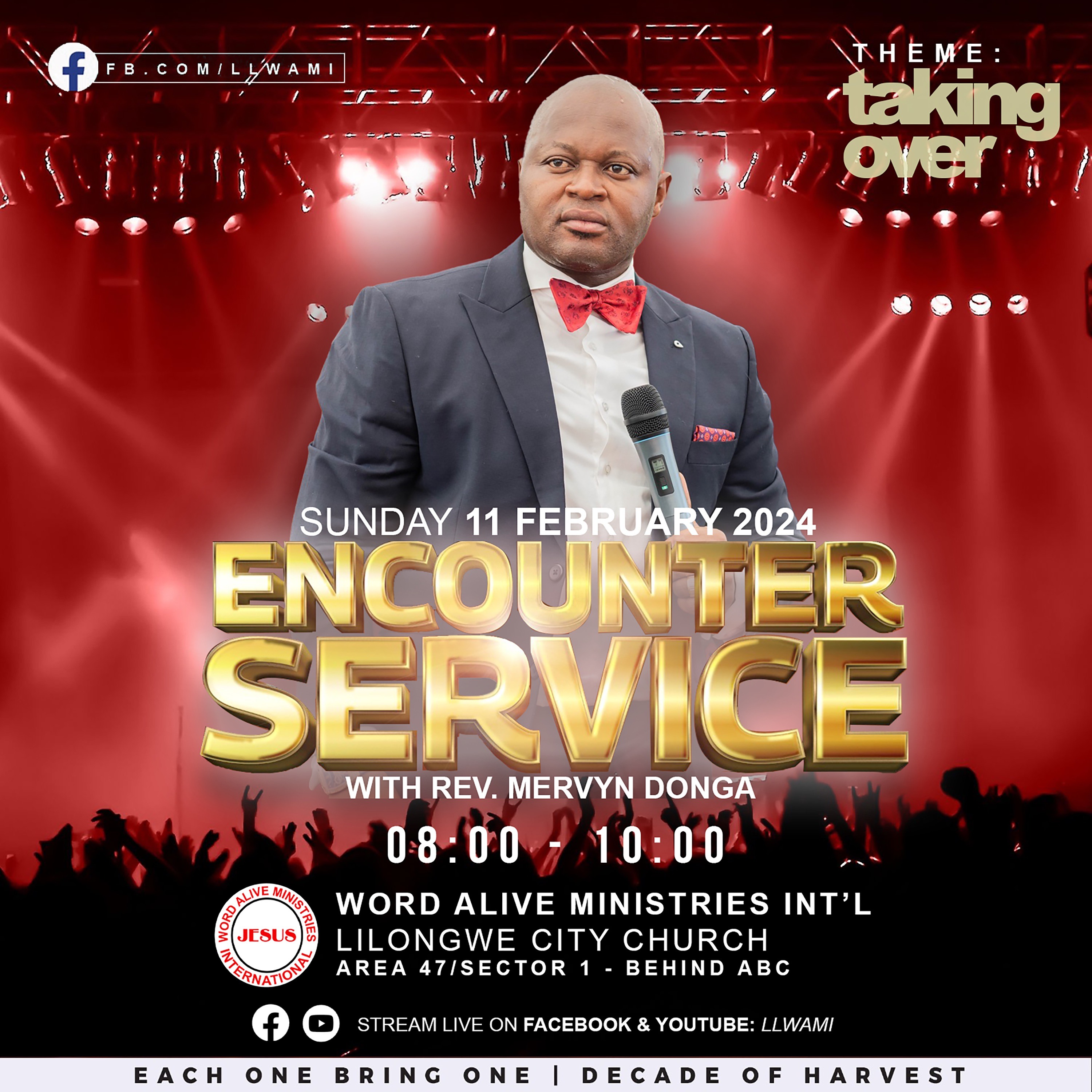 Encounter Service | Rev Mervyn Donga - "Taking Over New Territory"