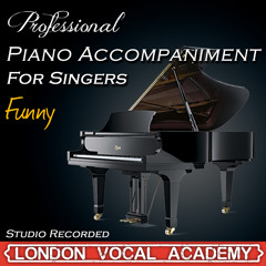Funny ('City of Angels' Piano Accompaniment) [Professional Karaoke Backing Track]