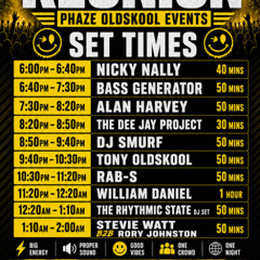 [2026-06-06] DJ Smurf @ Reunion. Rosyth, Scotland [Oldskool Rave]
