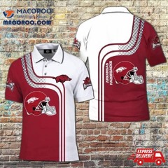 Arkansas Razorbacks Ncaa 3D Polo Shirt