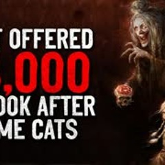 "I got offered $3,000 to look after some cats for a night" Creepypasta