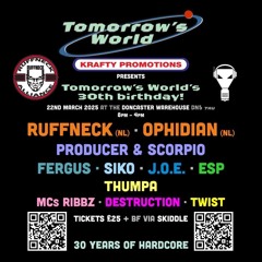 J.O.E @ TOMORROW’S WORLD 30TH BIRTHDAY 🪐