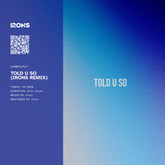 Camoufly - Told U So (Irons Remix)