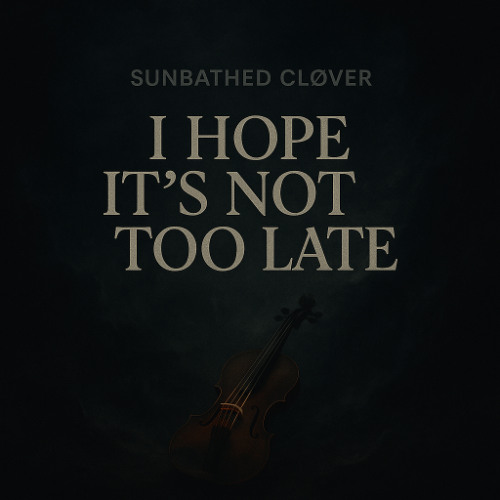 I HOPE IT'S NOT TOO LATE