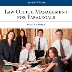 Download Book [PDF] Law Office Management for Paralegals (Aspen Paralegal Series)