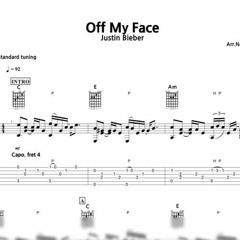 Off My Face cover (Original. Justin Bieber)