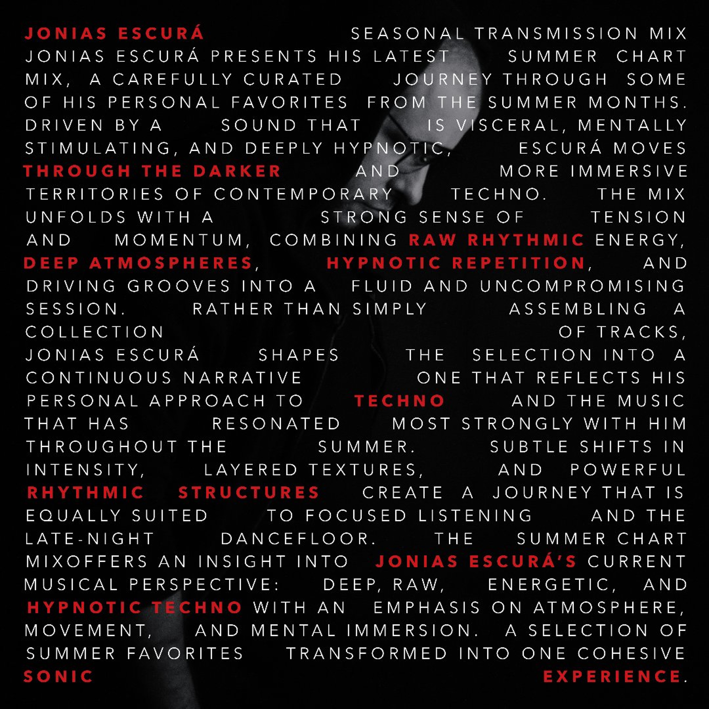 Jonias Escurá - Seasonal Transmission Mix episode artwork