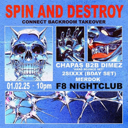 MERDOK x SPIN AND DESTROY x LIVE @ F8 - SF, CA [ TECHNO ]