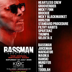 Thumpa @ Bassman & Friends 12/04/25 (next one 12th July Birmingham)