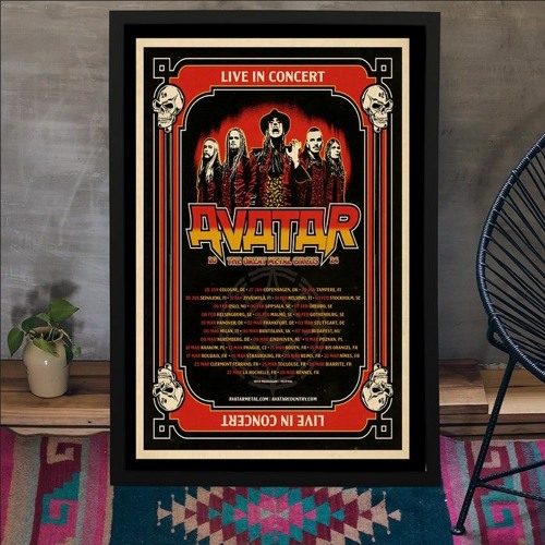 Stream Avatar The Great Metal Circus 2024 Tour Poster by Hoolatee