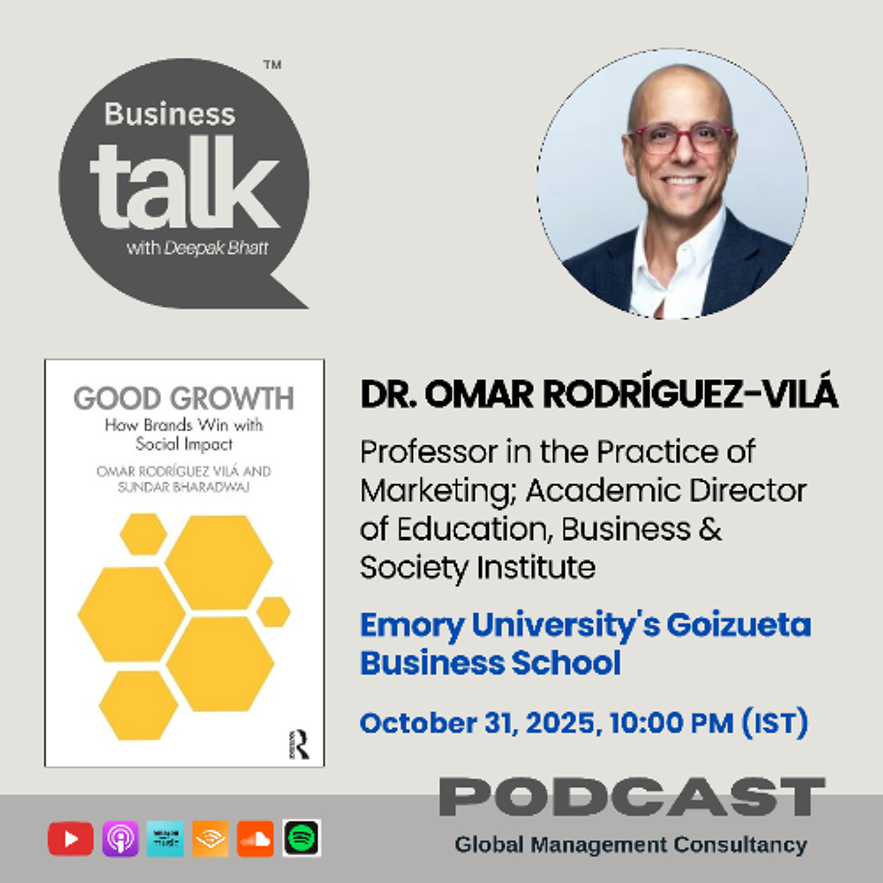 Good Growth Explained: Dr. Omar Rodríguez-Vilá on Brands and Purpose episode artwork