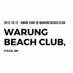 2012.10.12 - Amine Edge @ Warung Beach Club, Itajai, BR