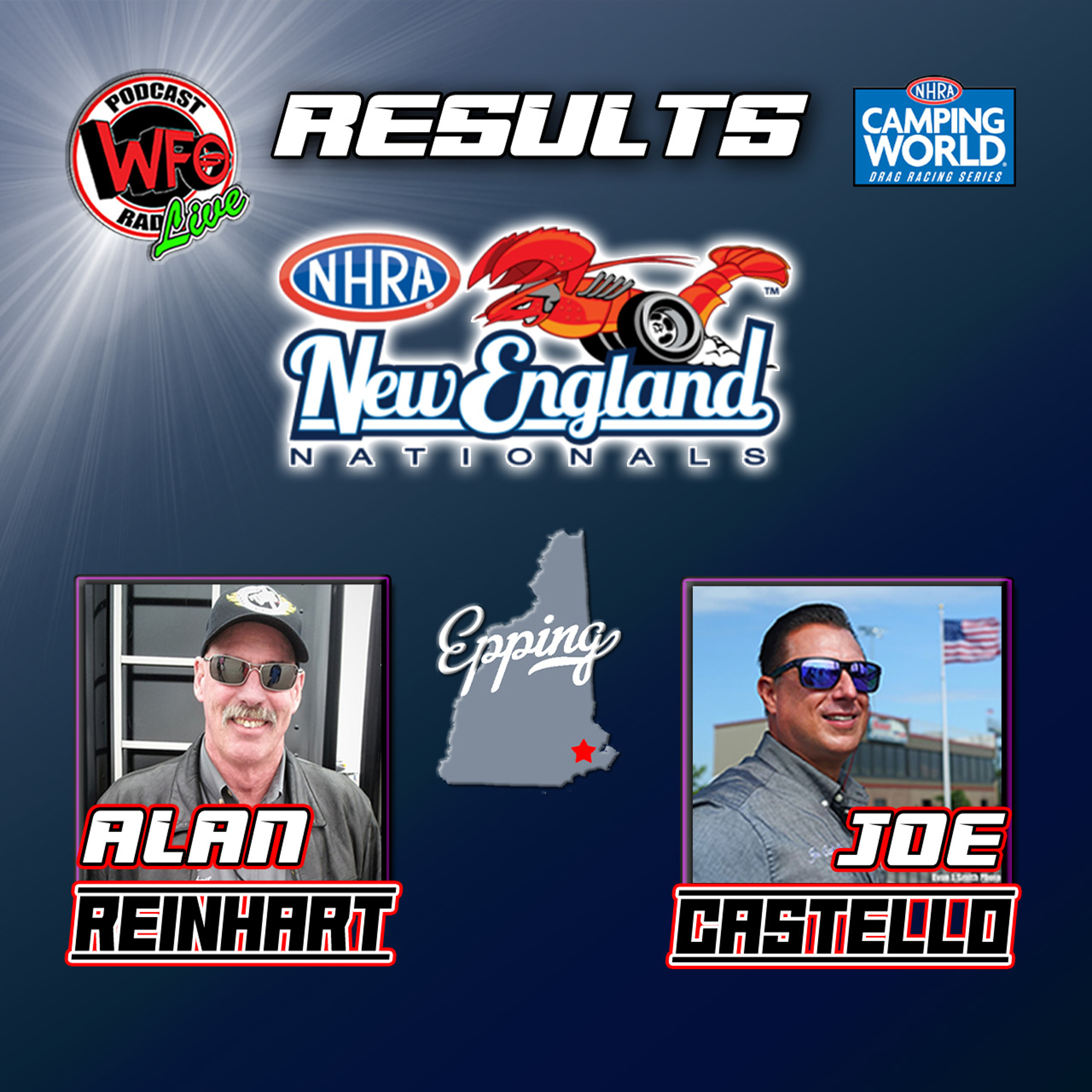 NHRA New England Nationals results with Alan Reinhart and Joe Castello 6/7/2022