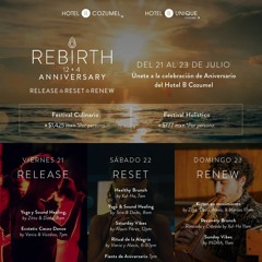 COSMICA Ecstatic Dance set @ REBIRTH, Hotel B Unique Cozumel, 2023